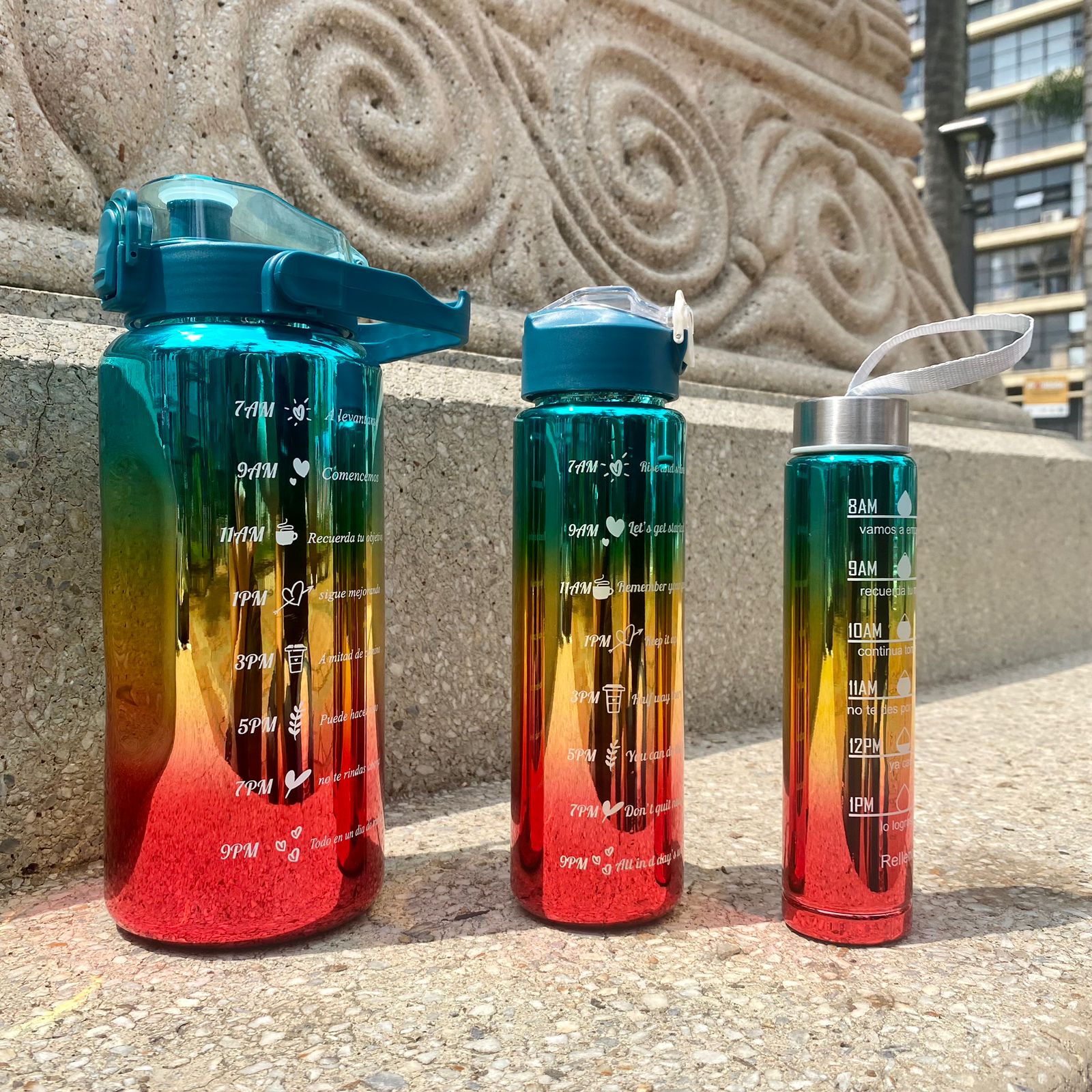 Set X 3 Termos Motivacional Metalizados - Imagen 4