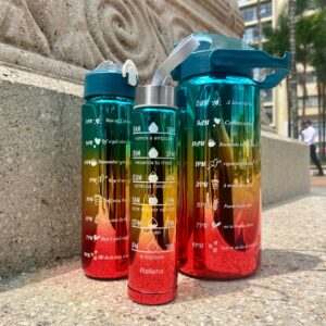 Set X 3 Termos Motivacional Metalizados